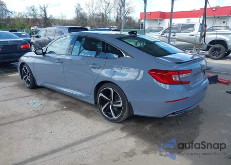 2022 Honda Accord Hybrid Sport из США, поврежденный, VIN 1HGCV3F28NA029726